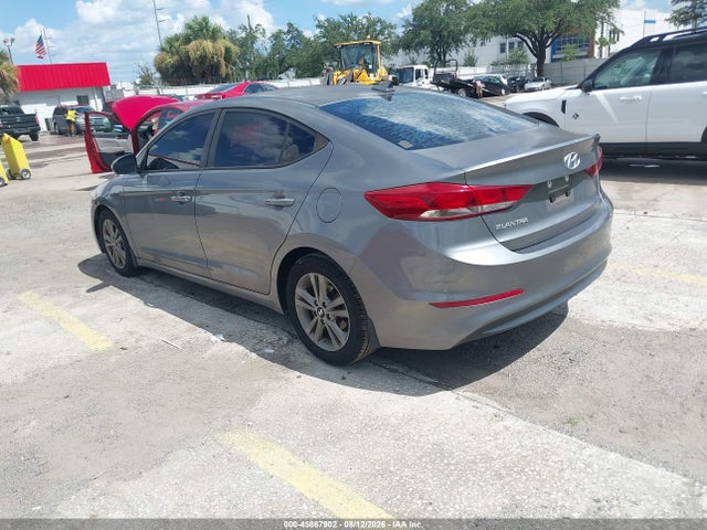 2018 Hyundai Elantra Sel მანქანა იყიდება აუქციონზე, vin: 5NPD84LF1JH250160, აუქციონის ნომერი: 45867902