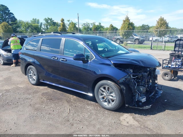 2026 Toyota Sienna Xle მანქანა იყიდება აუქციონზე, vin: 5TDYSKFC7TS258804, აუქციონის ნომერი: 45867903
