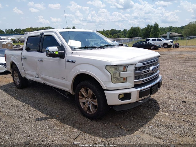 2015 Ford F-150 Platinum მანქანა იყიდება აუქციონზე, vin: 1FTEW1EG1FFA48838, აუქციონის ნომერი: 45867961