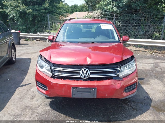 2015 Volkswagen Tiguan S მანქანა იყიდება აუქციონზე, vin: WVGBV7AX6FW091565, აუქციონის ნომერი: 45867981