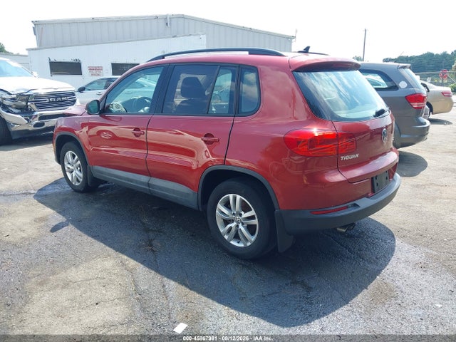2015 Volkswagen Tiguan S მანქანა იყიდება აუქციონზე, vin: WVGBV7AX6FW091565, აუქციონის ნომერი: 45867981