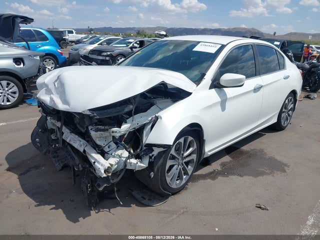 45868108 :رقم المزاد ، 1HGCR2F52FA275455 vin ، 2015 Honda Accord Sport مزاد بيع
