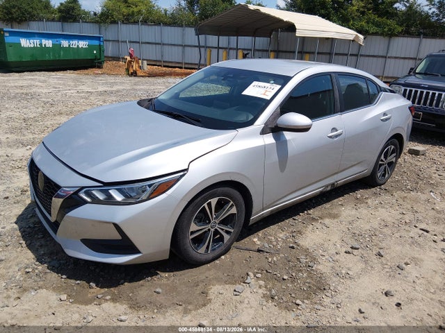 2022 Nissan Sentra Sv Xtronic Cvt მანქანა იყიდება აუქციონზე, vin: 3N1AB8CV5NY242075, აუქციონის ნომერი: 45868134