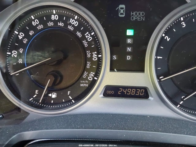 45868166 :رقم المزاد ، JTHBF5C28A5127504 vin ، 2010 Lexus Is 250 مزاد بيع