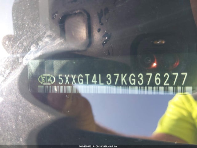 Продаж на аукціоні авто 2019 Kia Optima Lx, vin: 5XXGT4L37KG376277, номер лоту: 45868219
