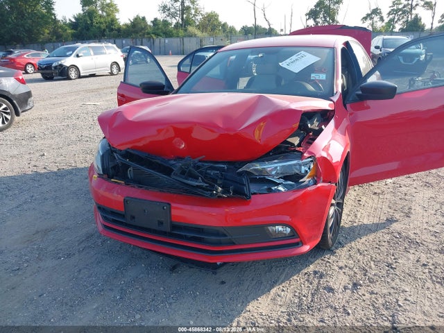 2015 Volkswagen Jetta 1.8t Sport მანქანა იყიდება აუქციონზე, vin: 3VWD17AJ3FM416139, აუქციონის ნომერი: 45868342
