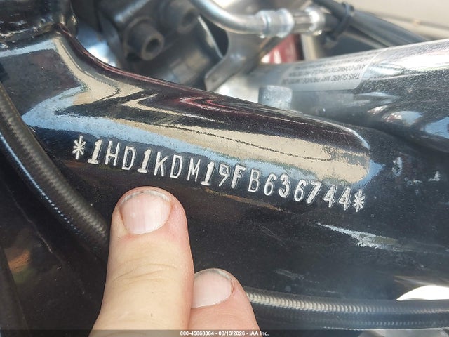 45868364 :رقم المزاد ، 1HD1KDM19FB636744 vin ، 2015 Harley-davidson Flhtcul Ultra Classic Low مزاد بيع