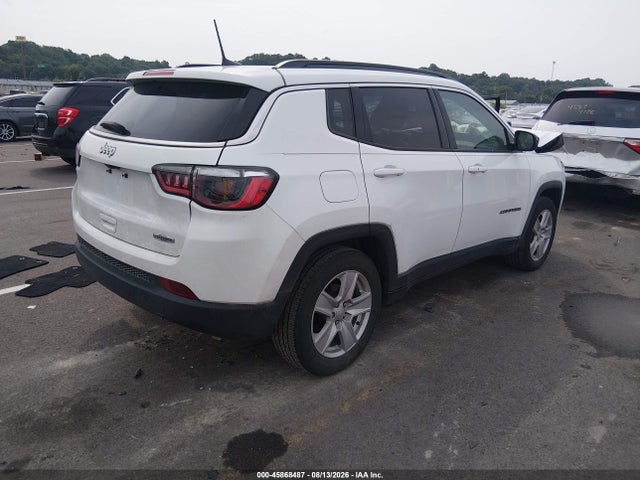 Продажа на аукционе авто 2022 Jeep Compass Latitude Fwd, vin: 3C4NJCBB5NT214415, номер лота: 45868487