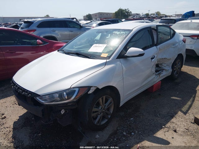 2018 Hyundai Elantra Sel მანქანა იყიდება აუქციონზე, vin: 5NPD84LF4JH318354, აუქციონის ნომერი: 45868517