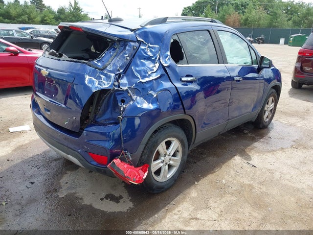 2017 Chevrolet Trax Lt მანქანა იყიდება აუქციონზე, vin: 3GNCJLSBXHL190387, აუქციონის ნომერი: 45868643