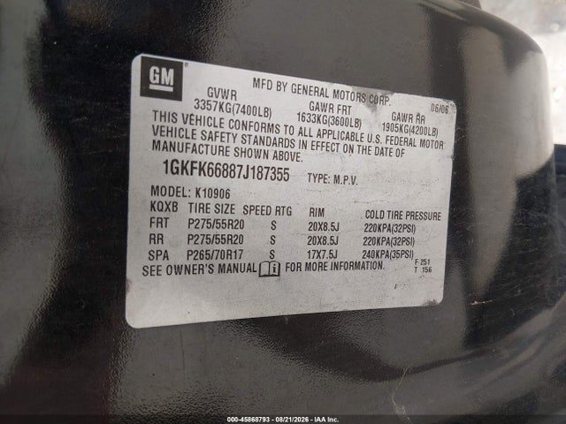 45868793 :رقم المزاد ، 1GNSKJE35BR388344 vin ، 2011 Chevrolet Suburban Lt مزاد بيع