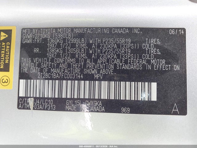 2015 Lexus Rx 450h მანქანა იყიდება აუქციონზე, vin: 2T2BC1BA7FC003144, აუქციონის ნომერი: 45868811