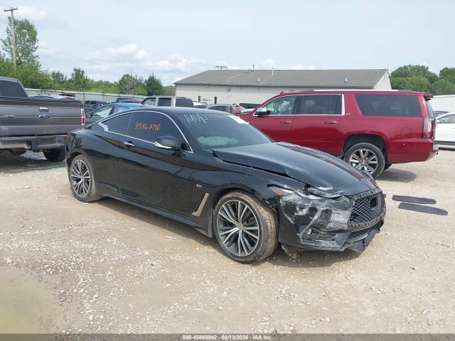 2018 Infiniti Q60 3.0t Luxe მანქანა იყიდება აუქციონზე, vin: JN1EV7EL8JM390880, აუქციონის ნომერი: 45868942