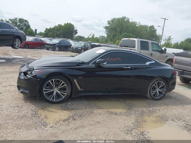 2018 Infiniti Q60 3.0t Luxe მანქანა იყიდება აუქციონზე, vin: JN1EV7EL8JM390880, აუქციონის ნომერი: 45868942