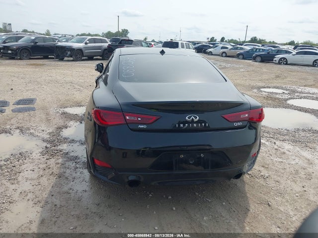 2018 Infiniti Q60 3.0t Luxe მანქანა იყიდება აუქციონზე, vin: JN1EV7EL8JM390880, აუქციონის ნომერი: 45868942