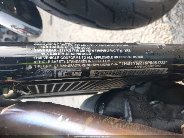 Продажа на аукционе авто 2023 Harley-davidson Fxlrs, vin: 1HD1YWZ16PB051723, номер лота: 45868988