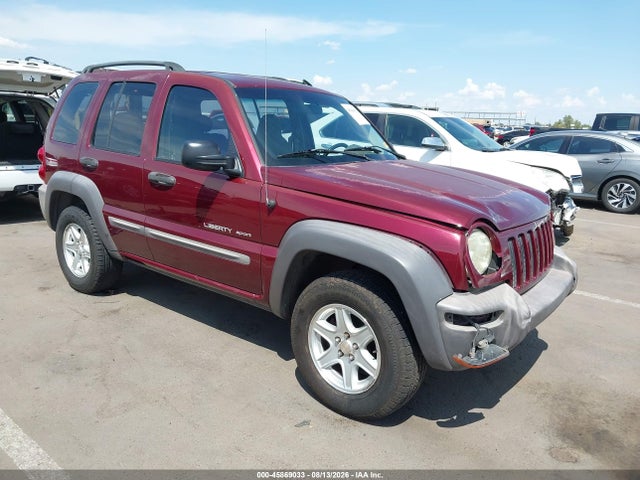 Продажа на аукционе авто 2003 Jeep Liberty Sport, vin: 1J4GL48K43W513721, номер лота: 45869033