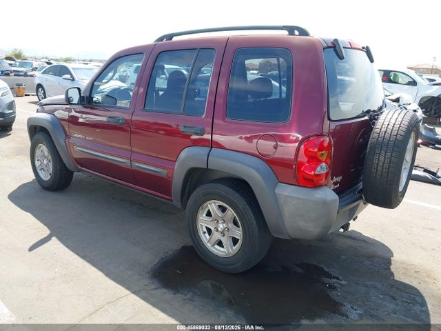 Продажа на аукционе авто 2003 Jeep Liberty Sport, vin: 1J4GL48K43W513721, номер лота: 45869033