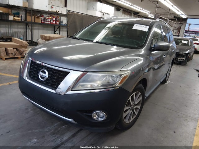 2015 Nissan Pathfinder Platinum/s/sl/sv მანქანა იყიდება აუქციონზე, vin: 5N1AR2MN5FC639716, აუქციონის ნომერი: 45869046
