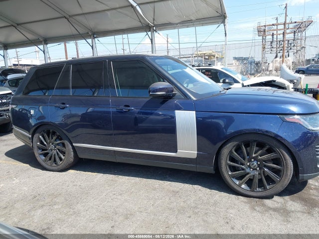 Продаж на аукціоні авто 2018 Land Rover Range Rover 3.0l V6 Supercharged Hse, vin: SALGS2SV9JA391392, номер лоту: 45869054