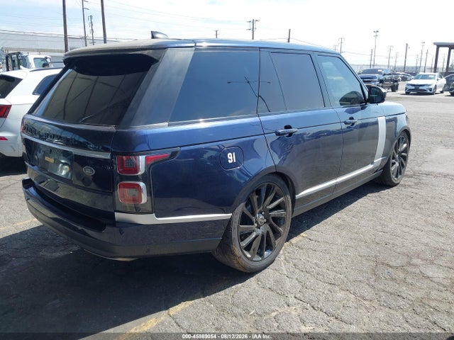 Продаж на аукціоні авто 2018 Land Rover Range Rover 3.0l V6 Supercharged Hse, vin: SALGS2SV9JA391392, номер лоту: 45869054