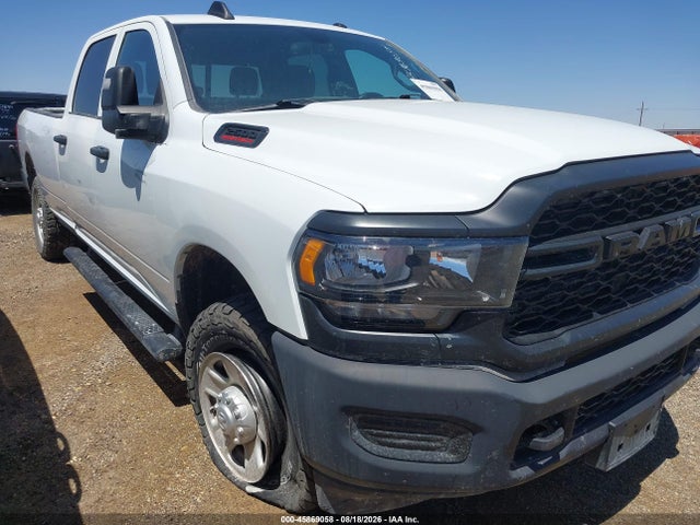 45869058 :رقم المزاد ، 3C6UR5HL8RG249472 vin ، 2024 Ram 2500 Tradesman  4x4 8' Box مزاد بيع