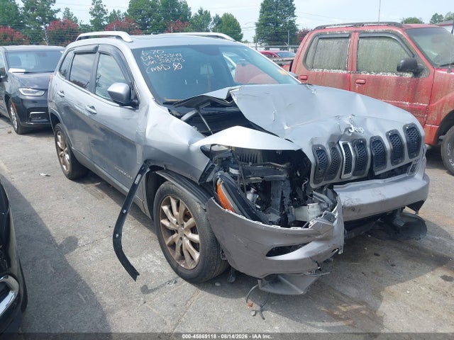 45869118 :رقم المزاد ، 1C4PJLDS5EW318595 vin ، 2014 Jeep Cherokee Limited مزاد بيع