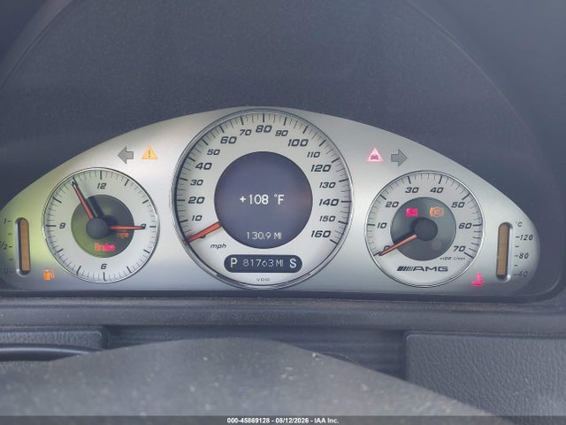 45869128 :رقم المزاد ، WDBTJ76H83F056543 vin ، 2003 Mercedes-benz Clk 55 Amg مزاد بيع