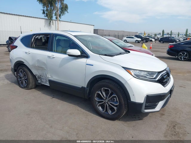 45869253 :رقم المزاد ، 7FART6H87ME012220 vin ، 2021 Honda Cr-v Hybrid Ex-l مزاد بيع