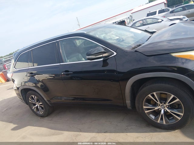 45869515 :رقم المزاد ، 5TDKKRFH5GS153498 vin ، 2016 Toyota Highlander Xle V6 مزاد بيع