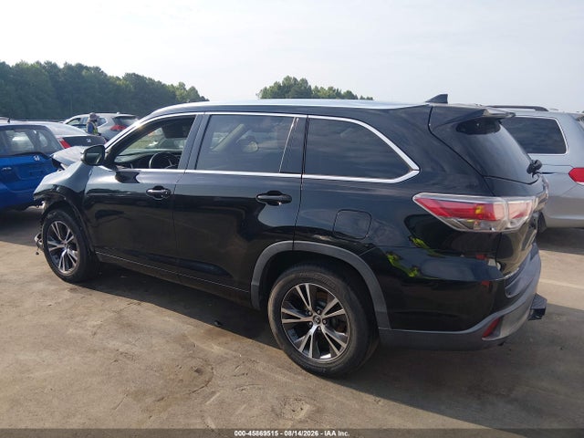 45869515 :رقم المزاد ، 5TDKKRFH5GS153498 vin ، 2016 Toyota Highlander Xle V6 مزاد بيع