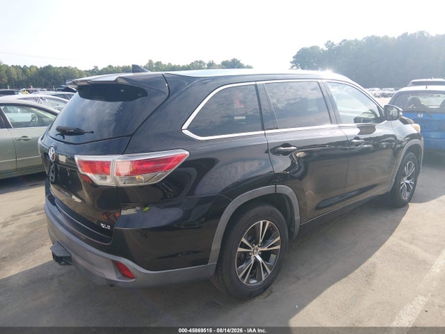 45869515 :رقم المزاد ، 5TDKKRFH5GS153498 vin ، 2016 Toyota Highlander Xle V6 مزاد بيع