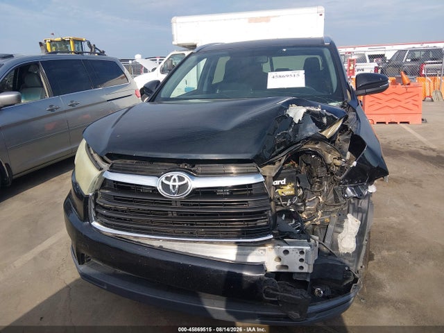 45869515 :رقم المزاد ، 5TDKKRFH5GS153498 vin ، 2016 Toyota Highlander Xle V6 مزاد بيع