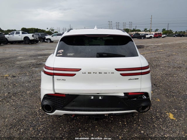 2024 Genesis Gv70 3.5t Awd Sport მანქანა იყიდება აუქციონზე, vin: 5NMMCDTC3RH014445, აუქციონის ნომერი: 45869593
