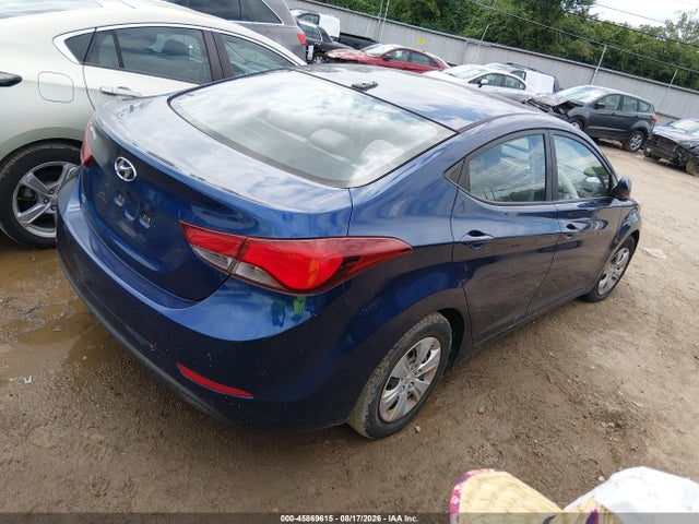 2016 Hyundai Elantra Se მანქანა იყიდება აუქციონზე, vin: 5NPDH4AE5GH715557, აუქციონის ნომერი: 45869615