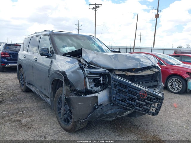 Auction sale of the 2025 Nissan Armada Pro-4x 4wd, vin: JN8AY3DE5S9404919, lot number: 45869625