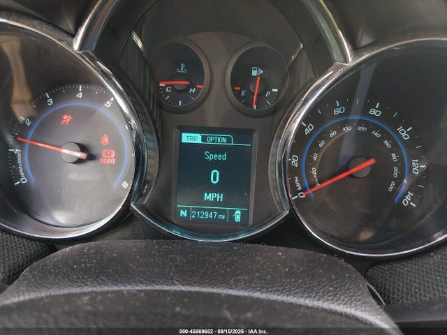 45869652 :رقم المزاد ، 1G1PG5SB9F7176379 vin ، 2015 Chevrolet Cruze Ltz مزاد بيع