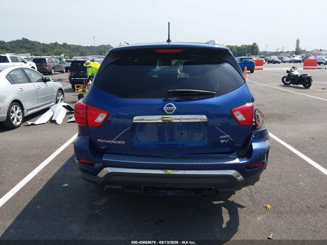 2018 Nissan Pathfinder Sv მანქანა იყიდება აუქციონზე, vin: 5N1DR2MM5JC607345, აუქციონის ნომერი: 45869678