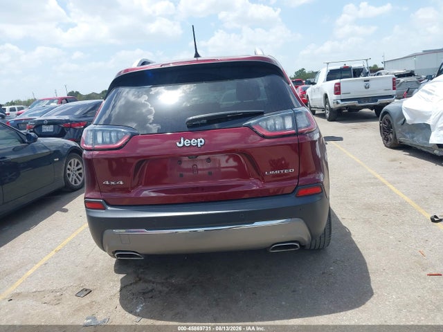Продаж на аукціоні авто 2019 Jeep Cherokee Limited 4x4, vin: 1C4PJMDX6KD435353, номер лоту: 45869731