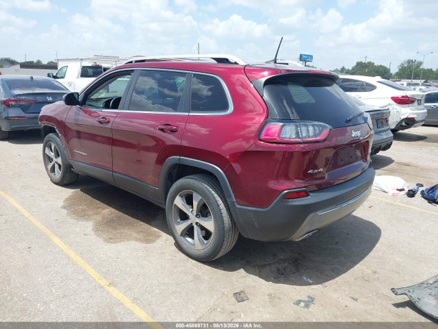 Продаж на аукціоні авто 2019 Jeep Cherokee Limited 4x4, vin: 1C4PJMDX6KD435353, номер лоту: 45869731