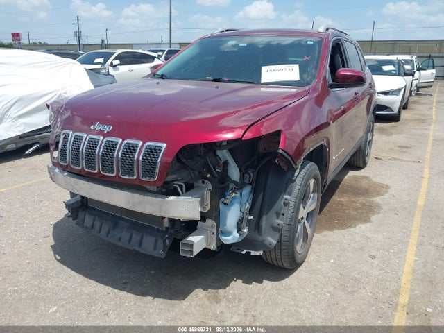 Продаж на аукціоні авто 2019 Jeep Cherokee Limited 4x4, vin: 1C4PJMDX6KD435353, номер лоту: 45869731