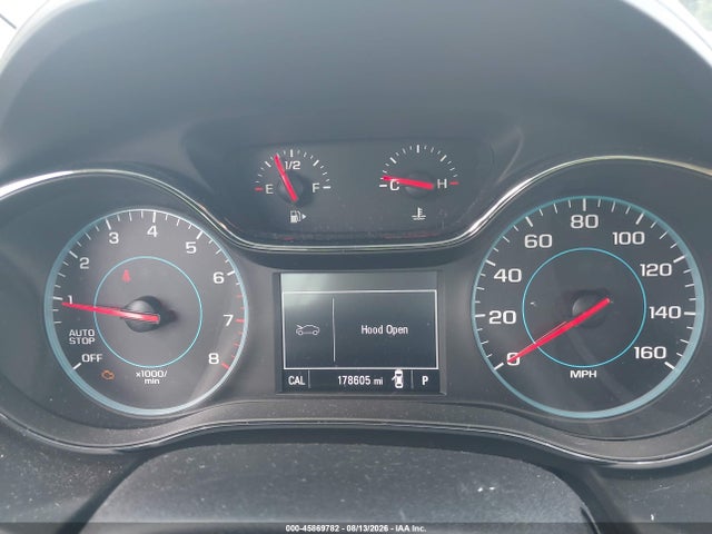 45869782 :رقم المزاد ، 1G1BE5SM2H7124807 vin ، 2017 Chevrolet Cruze Lt Auto مزاد بيع