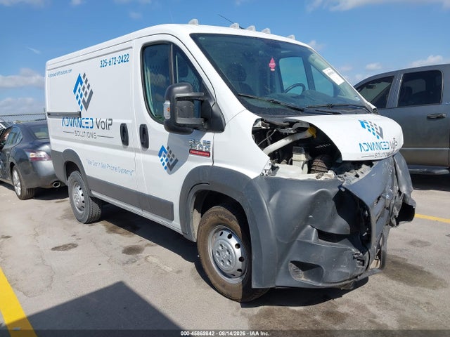45869842 :رقم المزاد ، 3C6TRVNG1GE127760 vin ، 2016 Ram Promaster 1500 1500 Standard مزاد بيع