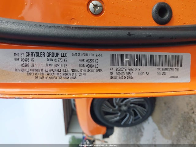 2014 Dodge Challenger R/t მანქანა იყიდება აუქციონზე, vin: 2C3CDYBT7EH311410, აუქციონის ნომერი: 45869887
