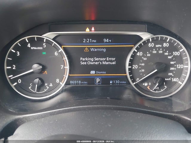 1N4BL4DV8PN325964 Nissan Altima Sv Fwd