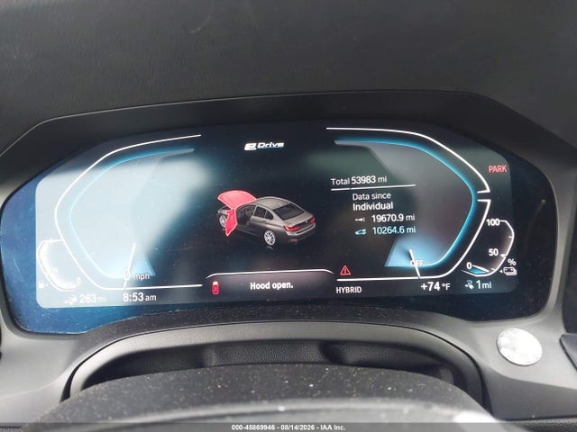 45869946 :رقم المزاد ، 3MW5P7J0XM8B55110 vin ، 2021 Bmw 330e مزاد بيع
