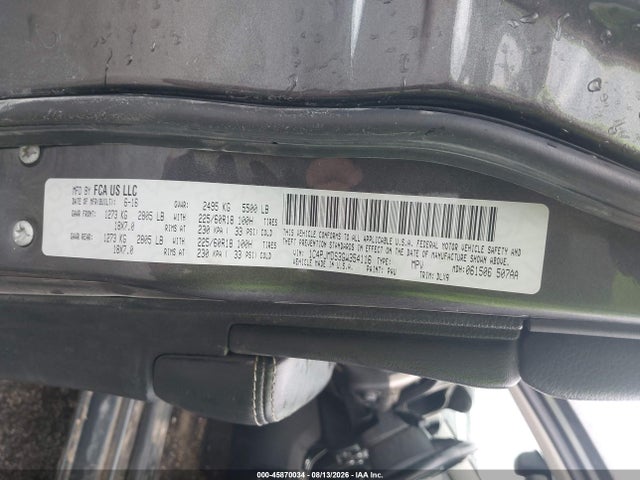 45870034 :رقم المزاد ، 1C4PJMDS3GW354116 vin ، 2016 Jeep Cherokee High Altitude مزاد بيع