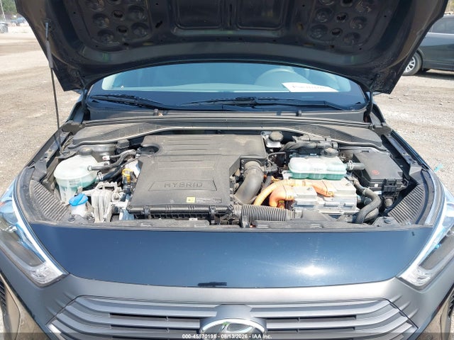45870195 :رقم المزاد ، KMHC65LC3JU100534 vin ، 2018 Hyundai Ioniq Hybrid Blue مزاد بيع
