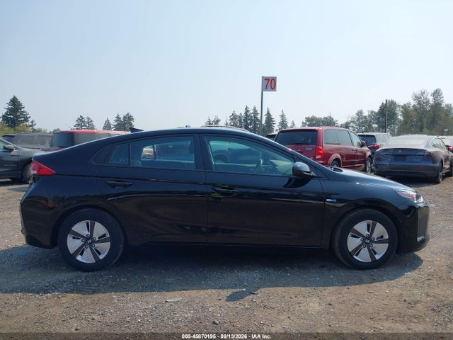 45870195 :رقم المزاد ، KMHC65LC3JU100534 vin ، 2018 Hyundai Ioniq Hybrid Blue مزاد بيع