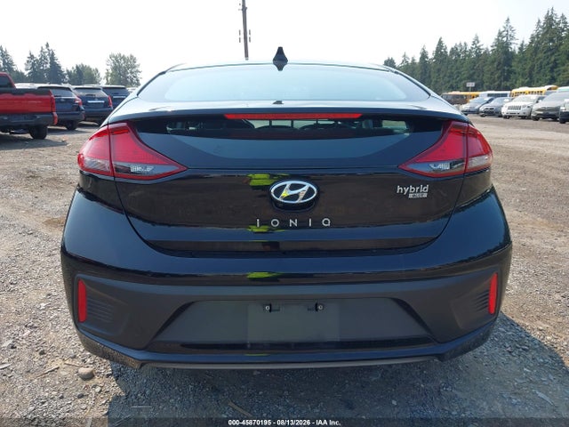 45870195 :رقم المزاد ، KMHC65LC3JU100534 vin ، 2018 Hyundai Ioniq Hybrid Blue مزاد بيع